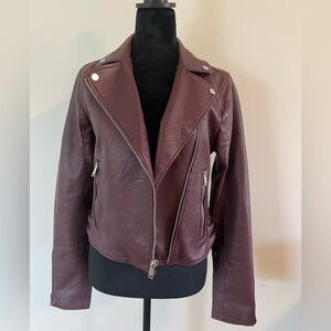 A&F Vegan Leather Jacket